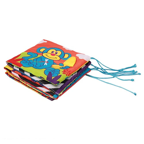 6pcs/Set Cloth Building Blocks New Infant Baby Cloth Doll Soft Rattle early Educational Giraff Baby Rattles Play Cube Cloth Toy