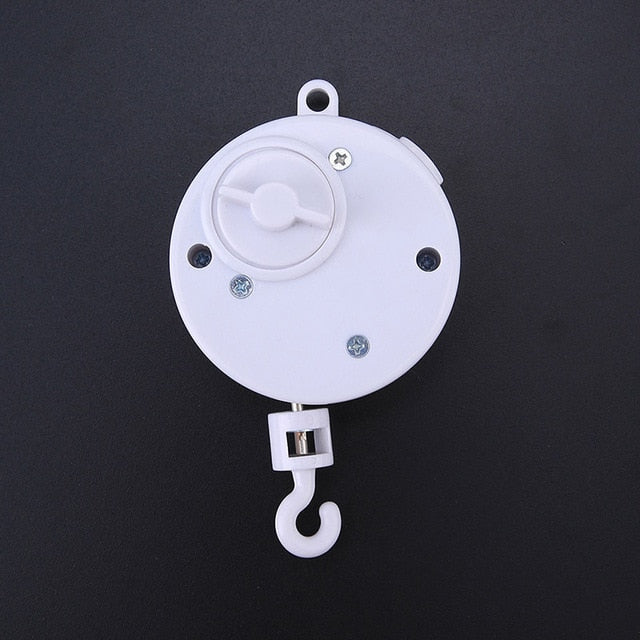 Baby Crib Holder White Rattles Arm Bracket Set Cot Fold 360 Degree Rotating Cribs Clamp Bed Bell Mobile Wind-up Music Box Toys