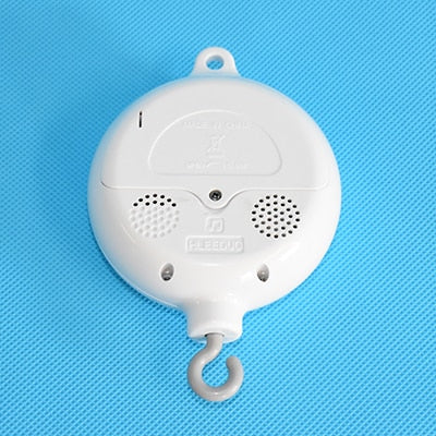 Baby Crib Holder White Rattles Arm Bracket Set Cot Fold 360 Degree Rotating Cribs Clamp Bed Bell Mobile Wind-up Music Box Toys