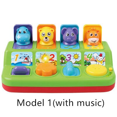 Baby Memory Training Games Pop Up Toys Color and Shape Recognition Educational Animals Learning