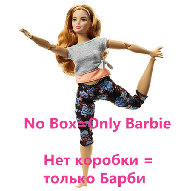 Barbie Newest Girl Toys 22-point articulated wrist 30cm Barbie Doll Limitless Movement Fans Collection Yoga Modeling Brinquedos