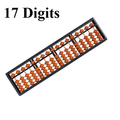 17 Digits Abacus Soroban Beads Column Kid School Learning Aids Tool Math Business Chinese Traditional Abacus Educational Toys