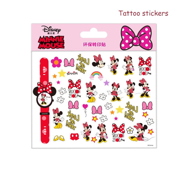 Disney Frozen Elsa Anna Makeup Toys Nail Sticker Disney Princess Sofia Snow White Mickey Minnie Kids Sticker for Girls Gift