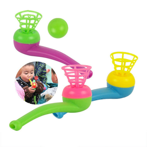 Kids toys Magic Suspension Bowling Ball Plastic Floating Blow Balls Random Colors Party And Parent-child Children Toys gifts