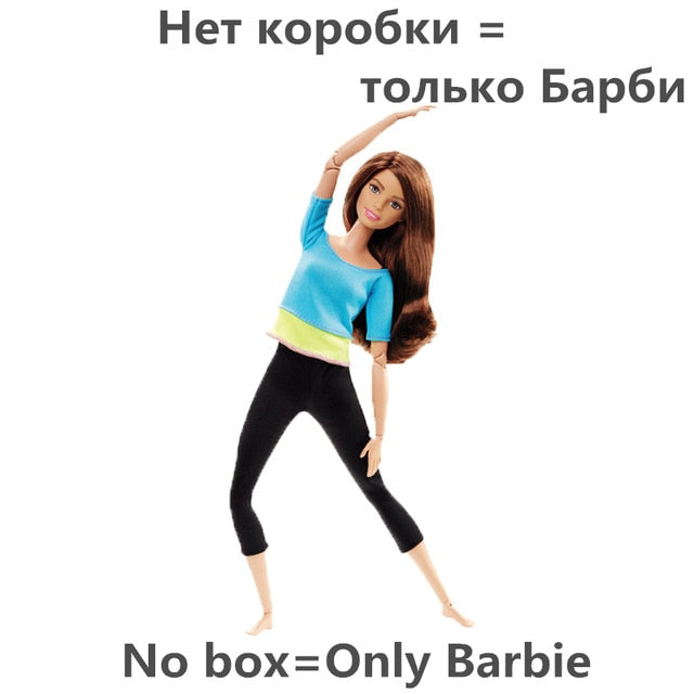 Barbie Newest Girl Toys 22-point articulated wrist 30cm Barbie Doll Limitless Movement Fans Collection Yoga Modeling Brinquedos