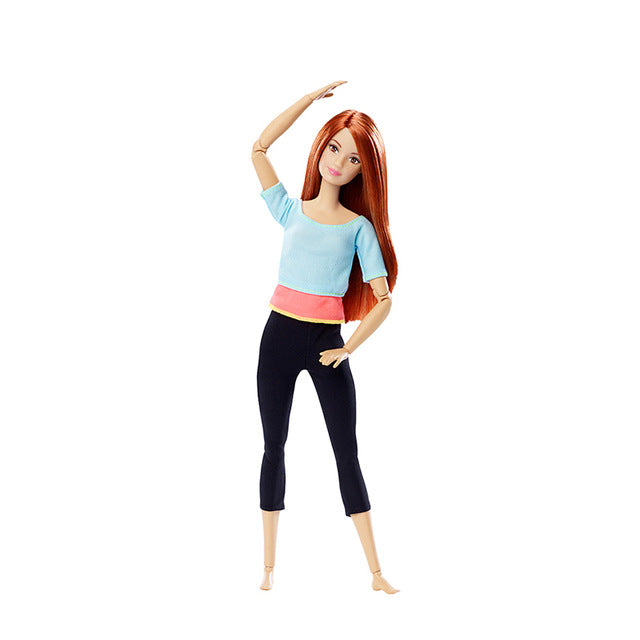 Barbie Newest Girl Toys 22-point articulated wrist 30cm Barbie Doll Limitless Movement Fans Collection Yoga Modeling Brinquedos