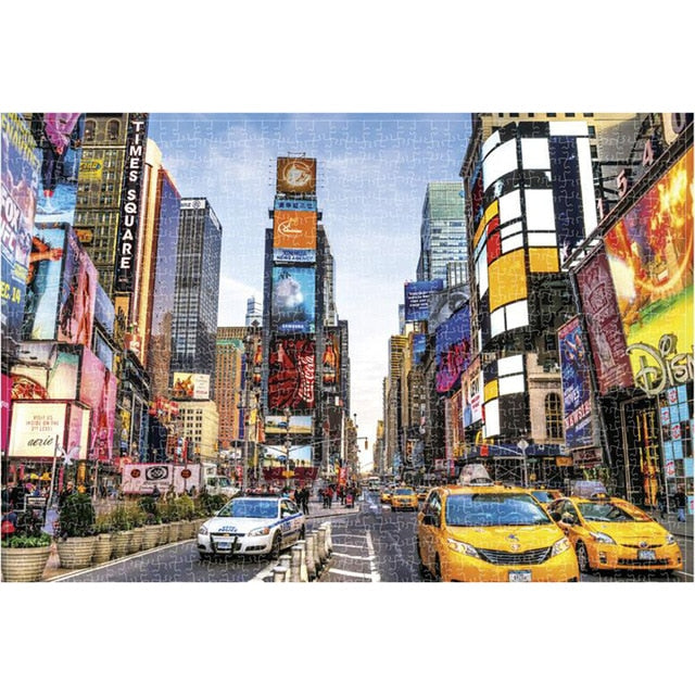 mini puzzle jigsaw puzzles 1000 pieces wooden Assembling puzzles toys for adults children kids games educational Toys