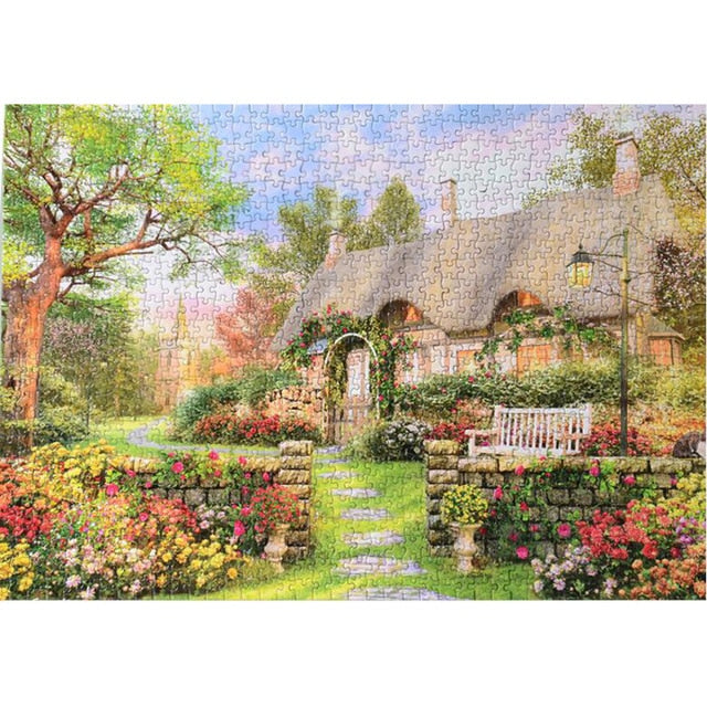 mini puzzle jigsaw puzzles 1000 pieces wooden Assembling puzzles toys for adults children kids games educational Toys