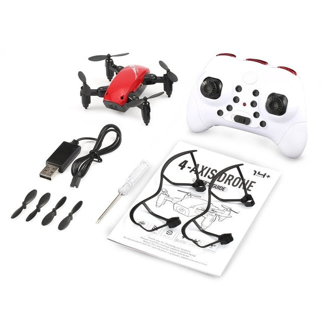 S9 S9W Foldable RC Mini Drone Pocket Drone Micro Drone RC Helicopter With WIFI FPV 0.3MP Camera 360 Degree Flip Drone