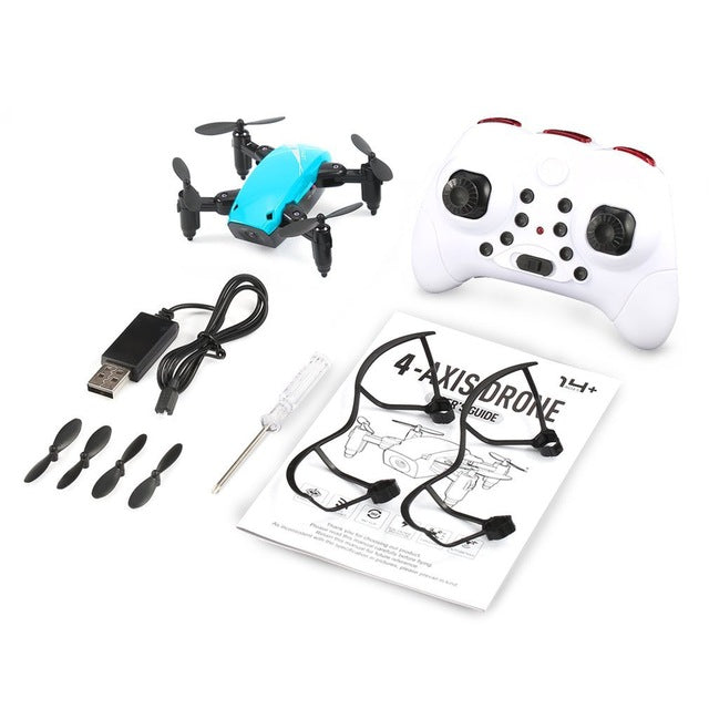S9 S9W Foldable RC Mini Drone Pocket Drone Micro Drone RC Helicopter With WIFI FPV 0.3MP Camera 360 Degree Flip Drone