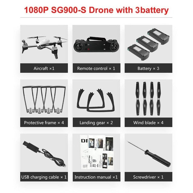 SG106 RC Drone with 720P/1080P/4K HD Camera FPV WiFi Real Time Aerial Video RC Quadcopter Aircraft Helicopter Drone
