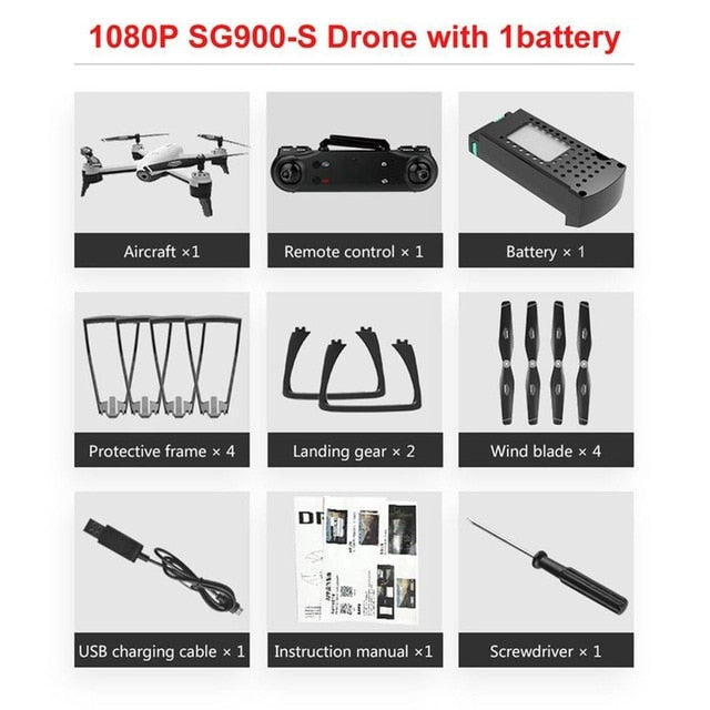 SG106 RC Drone with 720P/1080P/4K HD Camera FPV WiFi Real Time Aerial Video RC Quadcopter Aircraft Helicopter Drone