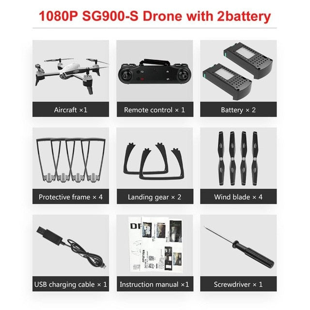 SG106 RC Drone with 720P/1080P/4K HD Camera FPV WiFi Real Time Aerial Video RC Quadcopter Aircraft Helicopter Drone