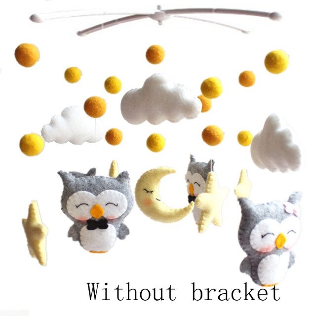 Baby Rattles Crib Mobile Bell Toys for Kids Baby Toys 0-12 Months Baby Carousel Bed Hanging Toy Newborn Photography Props Gifts