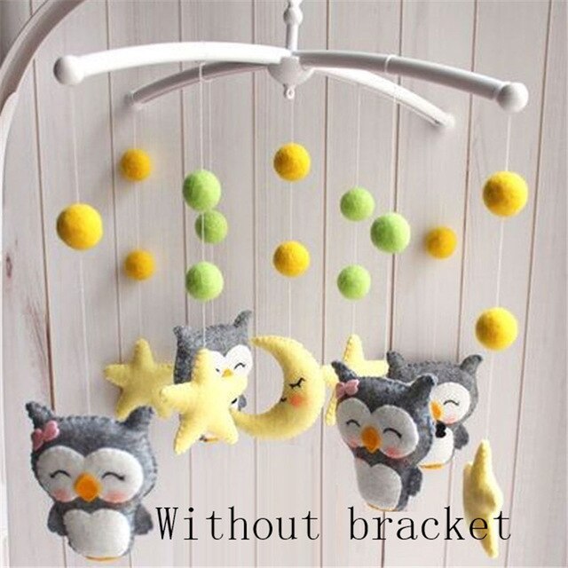 Baby Rattles Crib Mobile Bell Toys for Kids Baby Toys 0-12 Months Baby Carousel Bed Hanging Toy Newborn Photography Props Gifts