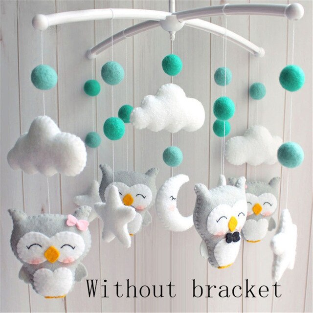 Baby Rattles Crib Mobile Bell Toys for Kids Baby Toys 0-12 Months Baby Carousel Bed Hanging Toy Newborn Photography Props Gifts