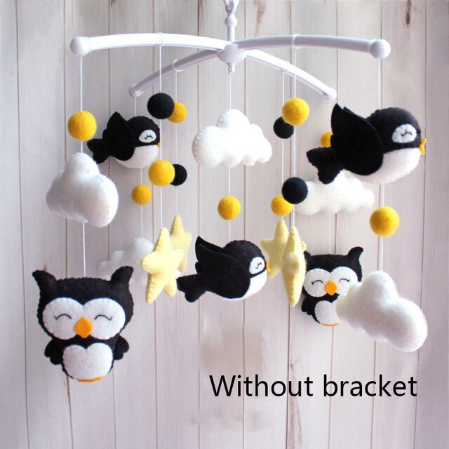 Baby Rattles Crib Mobile Bell Toys for Kids Baby Toys 0-12 Months Baby Carousel Bed Hanging Toy Newborn Photography Props Gifts