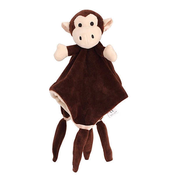 Soft Baby Toys 0-12 Months Appease Towel Soothe Sleeping Animal Blankie Towel Educative newborn Baby Rattles Mobile Stroller Toy