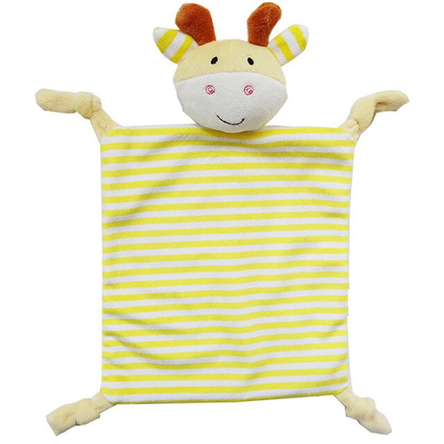 Soft Baby Toys 0-12 Months Appease Towel Soothe Sleeping Animal Blankie Towel Educative newborn Baby Rattles Mobile Stroller Toy