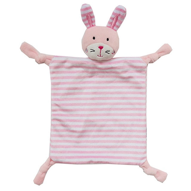 Soft Baby Toys 0-12 Months Appease Towel Soothe Sleeping Animal Blankie Towel Educative newborn Baby Rattles Mobile Stroller Toy