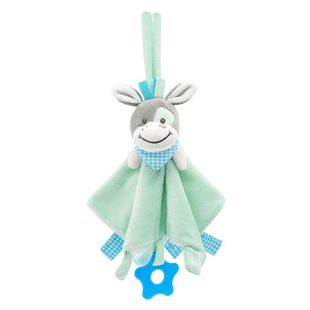 Soft Baby Toys 0-12 Months Appease Towel Soothe Sleeping Animal Blankie Towel Educative newborn Baby Rattles Mobile Stroller Toy