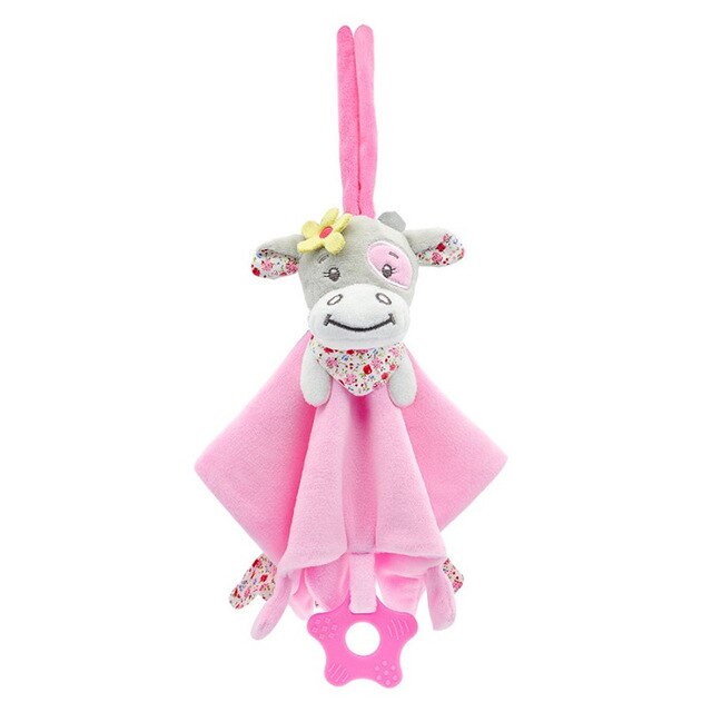 Soft Baby Toys 0-12 Months Appease Towel Soothe Sleeping Animal Blankie Towel Educative newborn Baby Rattles Mobile Stroller Toy