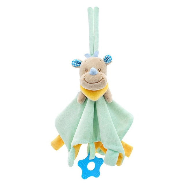 Soft Baby Toys 0-12 Months Appease Towel Soothe Sleeping Animal Blankie Towel Educative newborn Baby Rattles Mobile Stroller Toy