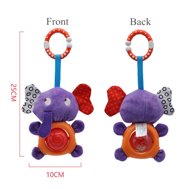 Soft Baby Toys 0-12 Months Appease Towel Soothe Sleeping Animal Blankie Towel Educative newborn Baby Rattles Mobile Stroller Toy