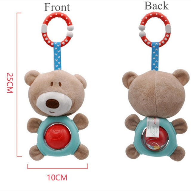 Soft Baby Toys 0-12 Months Appease Towel Soothe Sleeping Animal Blankie Towel Educative newborn Baby Rattles Mobile Stroller Toy