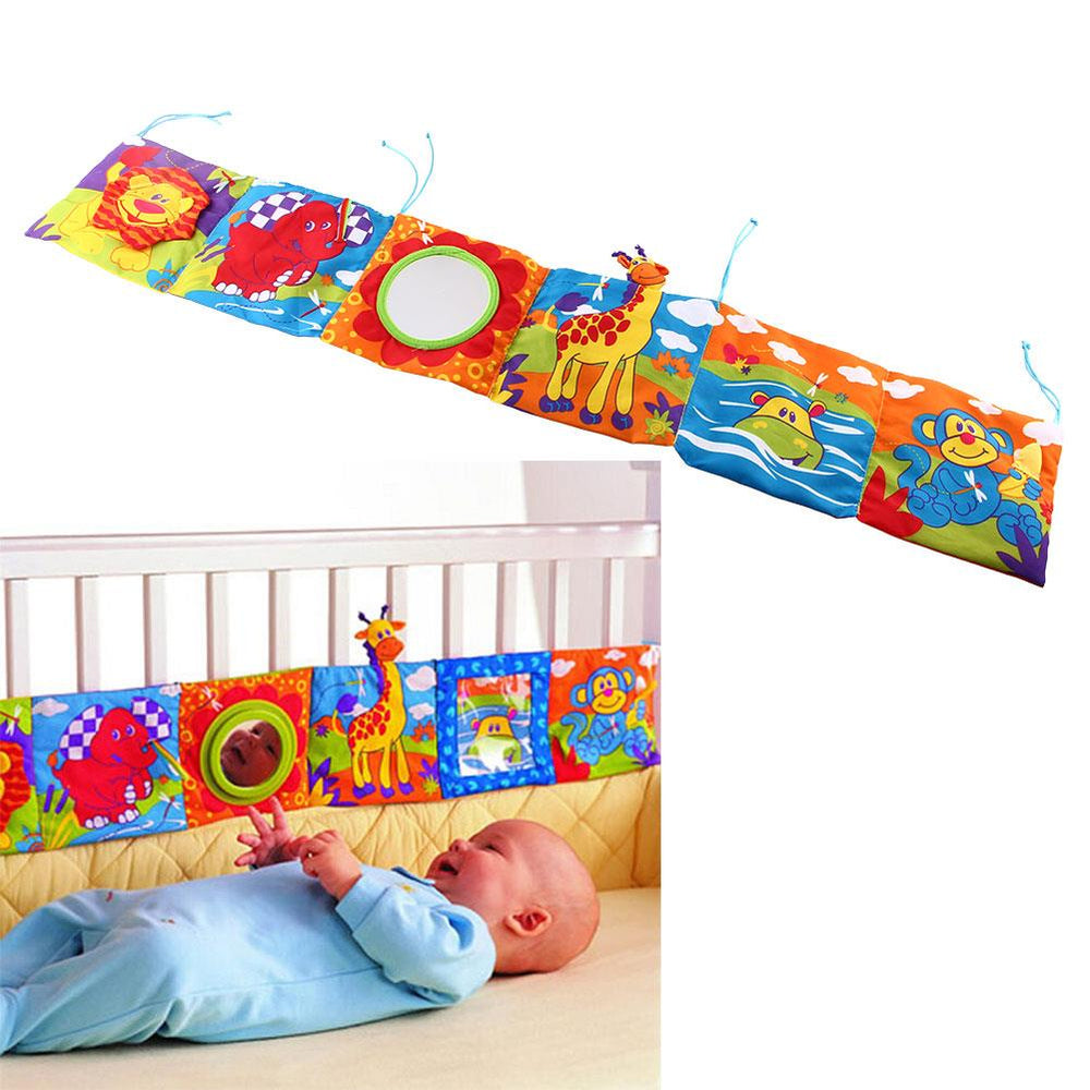 Mirror Study Animal Bed Cognize Cloth Book Baby Toy Gift Cute Popular