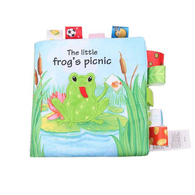6pcs/Set Cloth Building Blocks New Infant Baby Cloth Doll Soft Rattle early Educational Giraff Baby Rattles Play Cube Cloth Toy