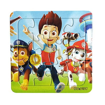 Huilong Jamie Whitney Puzzle Famous Cartoon Educational Toy For Children Digital Paper  Kid Toys Difficult Puzzle Kids Puzzle