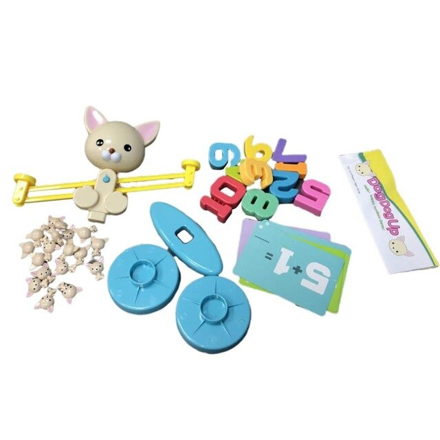 Monkey Digital Balance Scale Toy Early Learning Balance Children Enlightenment Digital Addition and Subtraction Math Scales Toys