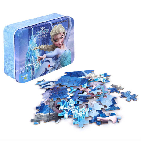 100 pieces wooden puzzle animal cartoon puzzles wood Jigsaw baby child early educational toys