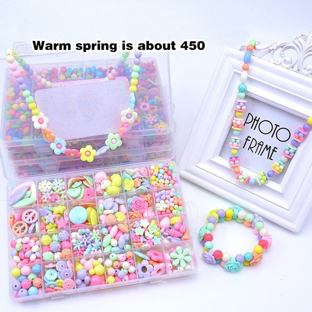 24 grid diy children beaded toy amblyopia corrected beaded educational toys girl gift