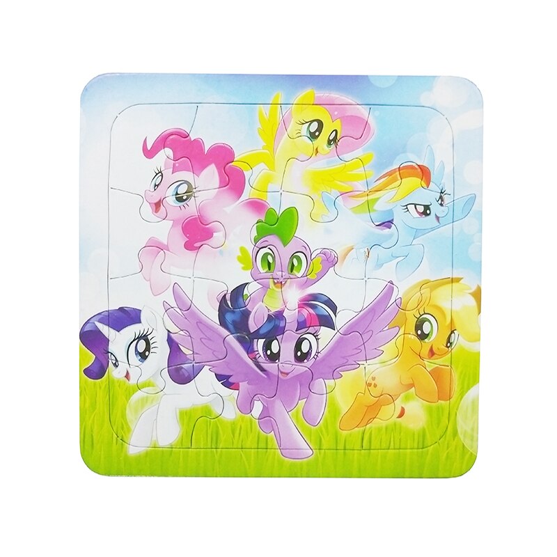 Little Pony Series Puzzles Animal Cartoon Educational Toy For Children Digital Paper Puzzle Game Kid Toys Free Shipping