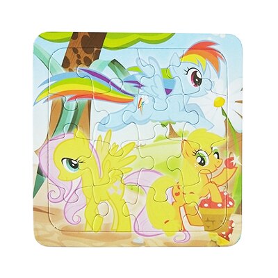 Little Pony Series Puzzles Animal Cartoon Educational Toy For Children Digital Paper Puzzle Game Kid Toys Free Shipping