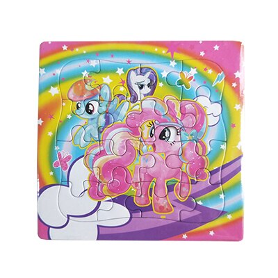 Little Pony Series Puzzles Animal Cartoon Educational Toy For Children Digital Paper Puzzle Game Kid Toys Free Shipping