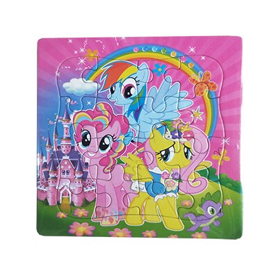 Little Pony Series Puzzles Animal Cartoon Educational Toy For Children Digital Paper Puzzle Game Kid Toys Free Shipping