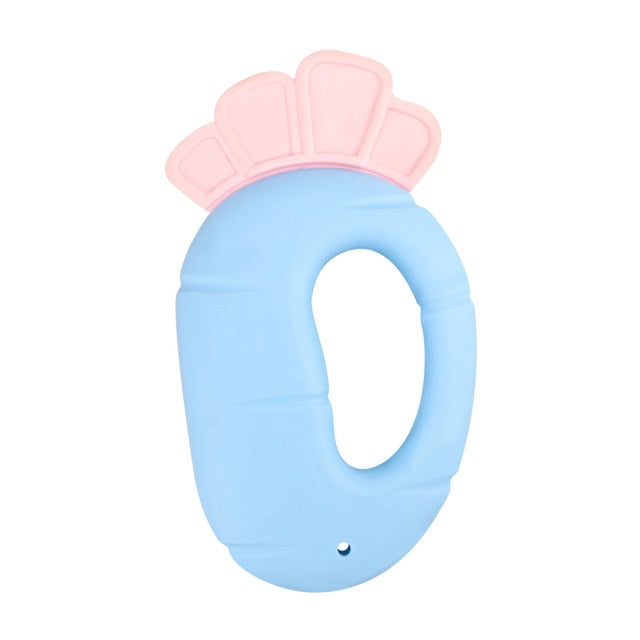 0-12 Months Baby Grasp Rattles Toy Rubber Cartoon Mobiles Teether Toys Newborn Plastic Music Hand Jingle Shaking Bells Hammer