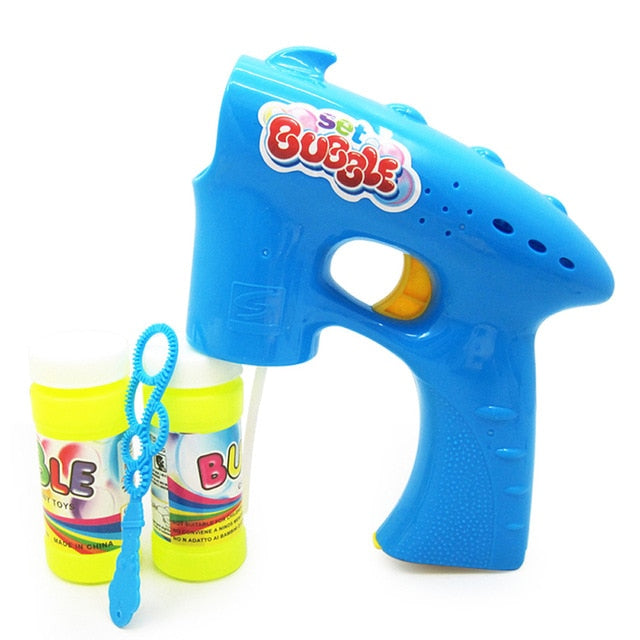 Cartoon animal soap bubble gun toy electric bubble machine children outdoor toys  for Children