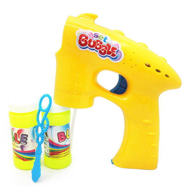 Cartoon animal soap bubble gun toy electric bubble machine children outdoor toys  for Children