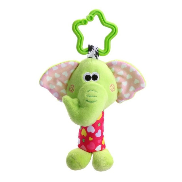 Bbay Toys Hanging Plush Baby Toy Rattle Lovely Cartoon Animal Bell Newborn Stroller Accessories Baby Toys