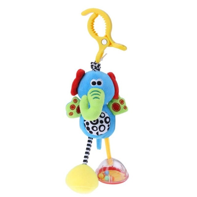 Bbay Toys Hanging Plush Baby Toy Rattle Lovely Cartoon Animal Bell Newborn Stroller Accessories Baby Toys