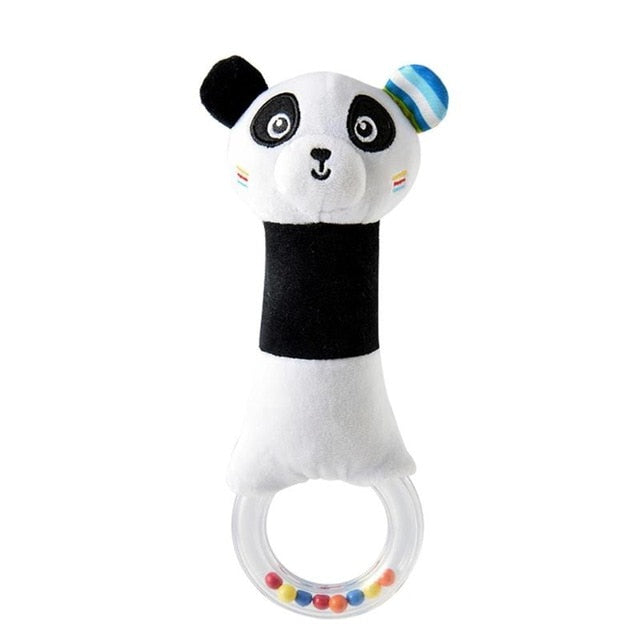 Bbay Toys Hanging Plush Baby Toy Rattle Lovely Cartoon Animal Bell Newborn Stroller Accessories Baby Toys