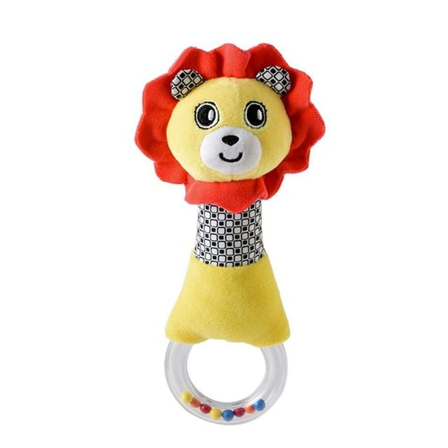 Bbay Toys Hanging Plush Baby Toy Rattle Lovely Cartoon Animal Bell Newborn Stroller Accessories Baby Toys