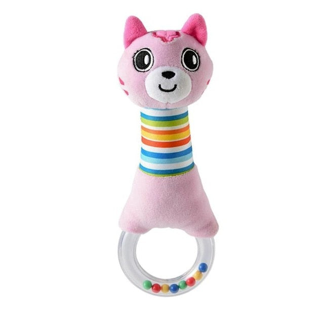 Bbay Toys Hanging Plush Baby Toy Rattle Lovely Cartoon Animal Bell Newborn Stroller Accessories Baby Toys