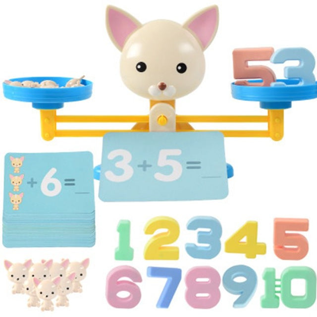 Math Balance Toys  Scale Toy Kids Educational Toys Monkey  Early Learning Balance Children Enlightenment Math Toys