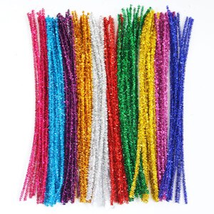 Color & Shape 100 Pcs/set educational toy Sticks For Craft Children Educational Kid Pipe Stems Craft Creative fun Games DIY Toys