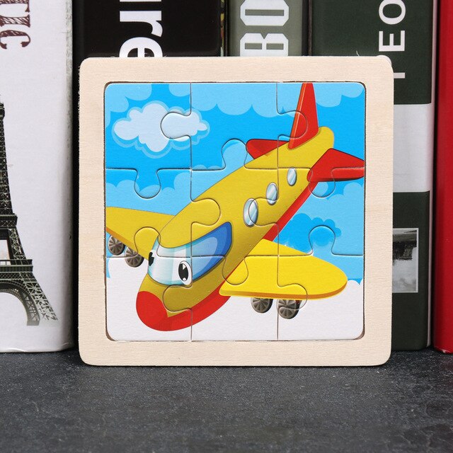 2020 Newest 3D Wooden Puzzle Cartoon Educational Kids Toy Hot 17 Styles Development Learning Color Shape Baby Toys